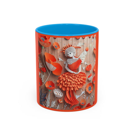 Poppy Fairy Colorful Mugs (11oz, 15oz)