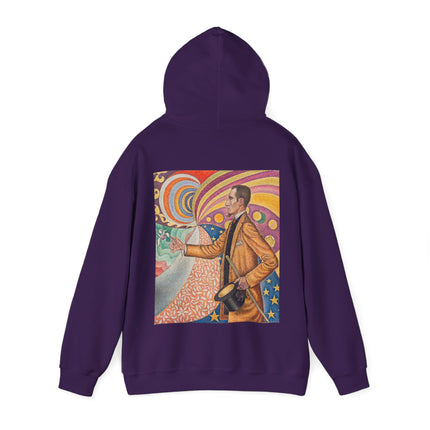 Portrait of Felix Feneon by Paul Signac Heavy Blend™ Hooded Sweatshirt