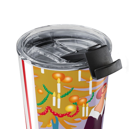 Art Deco Christmas Tumbler 20oz
