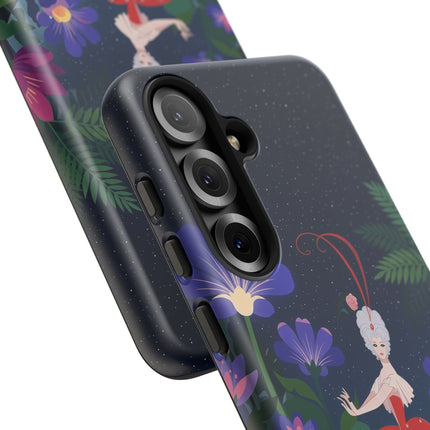 🌺✨ The Lady Of The Starlit Enchanted Garden Phone Case – Art Deco Floral Fantasy