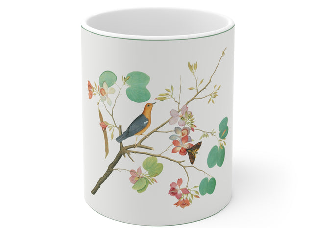 Orange-Headed Ground Thrush by Shaikh Zain al–Din Ceramic Mug 11oz