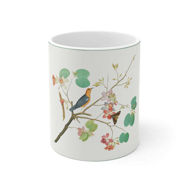 Orange-Headed Ground Thrush by Shaikh Zain al–Din Ceramic Mug 11oz