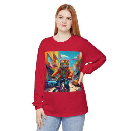 Urban Bike Ride Long Sleeve T-Shirt