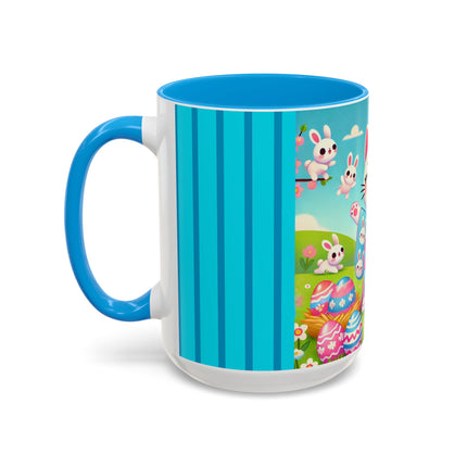 Springtime Kitten’s Easter Joy Colorful Mugs (11oz, 15oz)