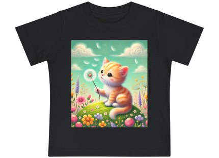 Kitten’s Whispers of Spring Baby Short Sleeve T-Shirt
