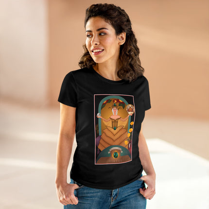 June & Pearl, Alexandrite (from the Gem Series) by Sofia Chiostri Women's Midweight Cotton Tee