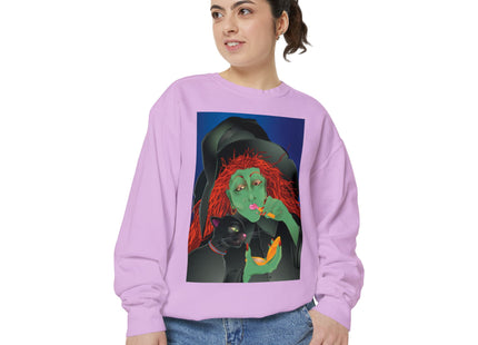 Mirror, Mirror A Witch's Touch Unisex Garment-Dyed Sweatshirt