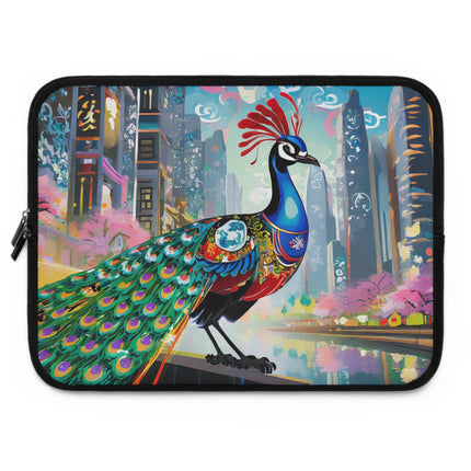 Techno Plumes Laptop Sleeve