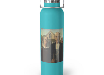 American Gothic by Grant Wood Copper Vacuum Insulated Bottle, 22oz