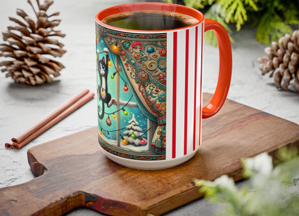 Mischief in Tinselland Colorful Mugs (11oz, 15oz)