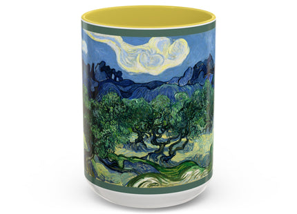 Olive Trees by Vincent Van Gogh Colorful Mugs (11oz, 15oz)