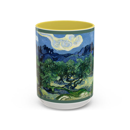 Olive Trees by Vincent Van Gogh Colorful Mugs (11oz, 15oz)