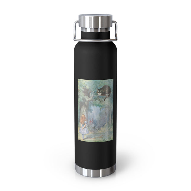 “I growl when I’m pleased, and wag my tail when I’m angry” by Sir John Tenniel Copper Vacuum Insulated Bottle, 22oz