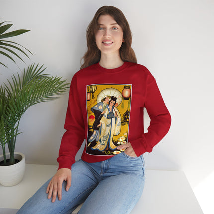 Golden Embrace Heavy Blend™ Crewneck Sweatshirt