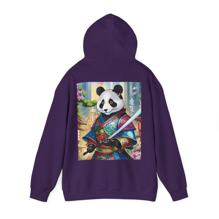 Cyberpunk Samurai Panda – Heavy Blend™ Hooded Sweatshirt