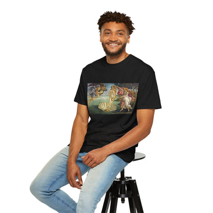 Birth of Venus by Sandro Botticelli Unisex Garment-Dyed T-shirt