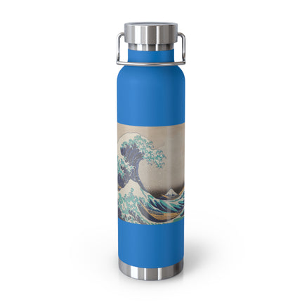 The Great Wave off Kanagawa by Katsushika Hokusai Copper Vacuum Insulated Bottle, 22oz