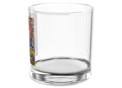 Fish, Fruits, and Flowers by Kathryn E. Cherry Latte Rocks Glass, 10oz