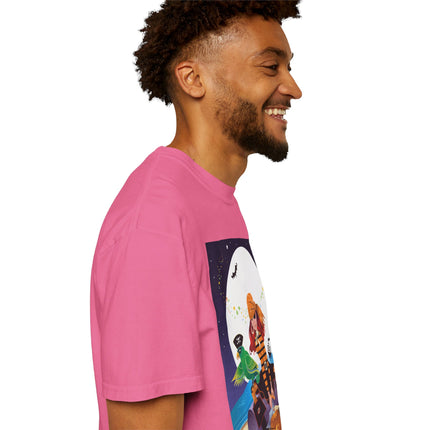 Moonlit Pirate Halloween Unisex Garment-Dyed T-shirt
