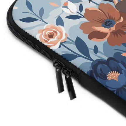 ☂️🧳 The Lady Of The Traveling Garden Laptop Sleeve – Art Deco Floral Adventure