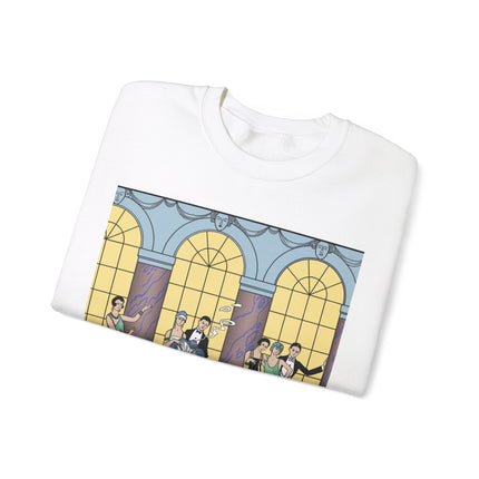 Au Revoir by George Barbier Heavy Blend™ Crewneck Sweatshirt