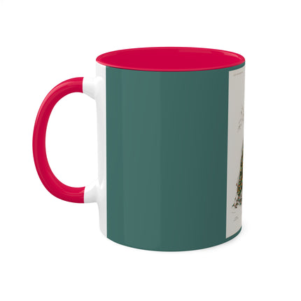 Indian Peafowl by Charles Dessalines D' Orbigny Colorful Mugs, 11oz