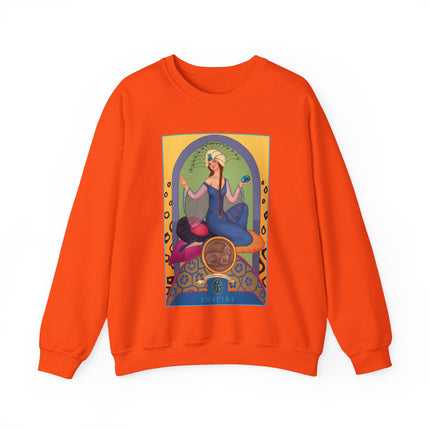 December & Tanzanite (from the Gem Series) by Sofia Chiostri Heavy Blend™ Crewneck Sweatshirt