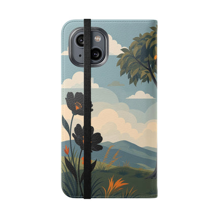 🌳🌺 The Ladies Of The Garden Swing Flip Case – Art Deco Floral Adventure