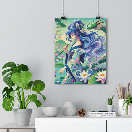 Fairy of the Koi Pond Giclée Art Print