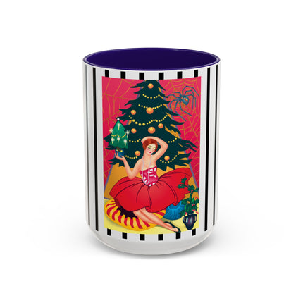 Art Deco Christmas Enchantment Colorful Mugs (11oz, 15oz)