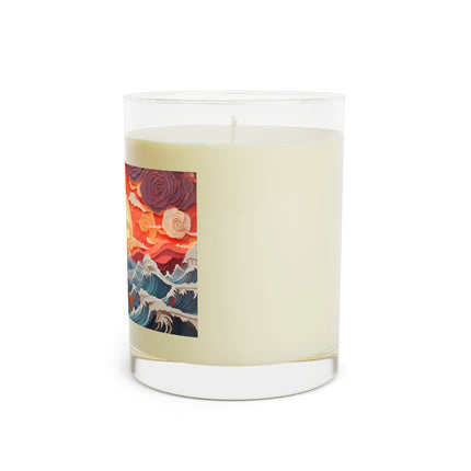 Emergence of the Dragon Scented Candle - Full Glass, 11oz - The White Tea & Fig, The Lavender & Sage, and The Ocean Mist & Moss