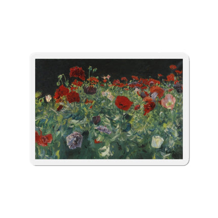 Poppies (A Study of Poppies for Carnation, Lily, Lily, Rose) by John Singer Sargent Die-Cut Magnets (5 Sizes)