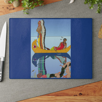 Le long du Missouri by George Glass Cutting Board
