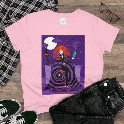 Mystic Elegance Women's Midweight Cotton Tee