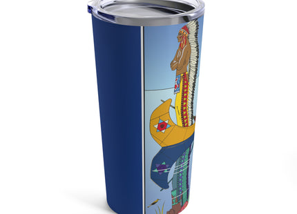 Le long du Missouri (Indian couple on the Missouri River) by George Barbier Tumbler 20oz