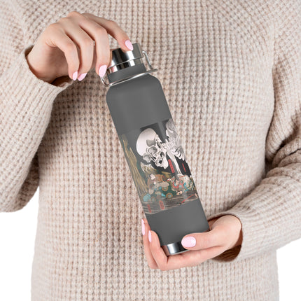 Mitsukuni Defying the Skeleton Spectre by Utagawa Kuniyoshi Copper Vacuum Insulated Bottle, 22oz