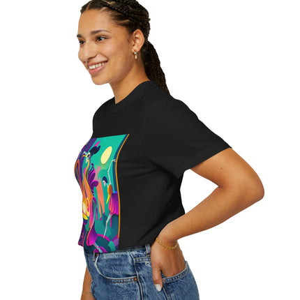 Dance of the Skeleton Ballerinas Unisex Garment-Dyed T-shirt