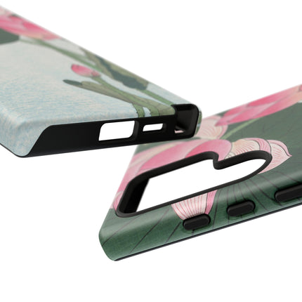 Blooming Lotus Flowers by Ohara Koson Phone Cases