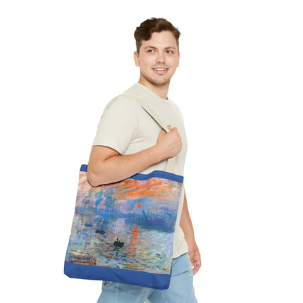 Sunrise by Claude Monet Tote Bag (AOP)