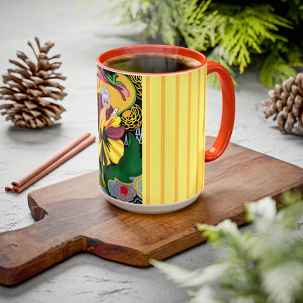 Enchanted Pansy Elegance Colorful Mugs (11oz, 15oz)