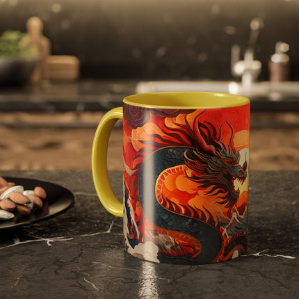 Emergence of the Dragon Colorful Mugs (11oz, 15oz)