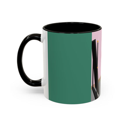 The Yellow Hat Colorful Mugs – 1920s Vogue Whimsy & Playful Elegance