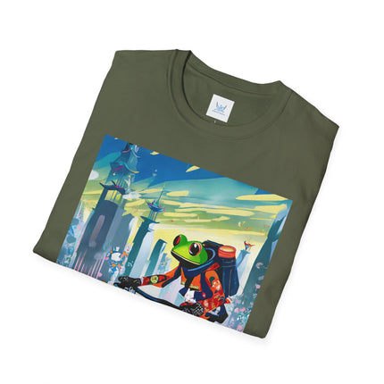 Cyberpunk Frog Softstyle T-Shirt
