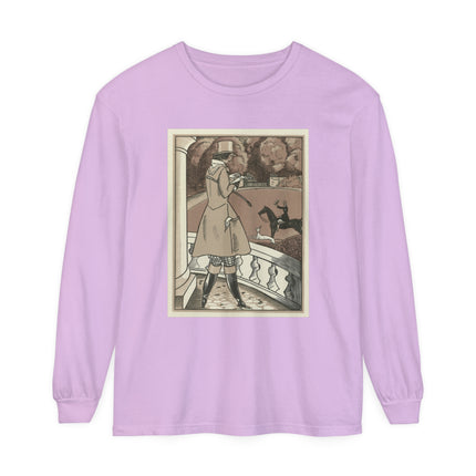 Amazone by Fernand Siméon Unisex Garment-dyed Long Sleeve T-Shirt