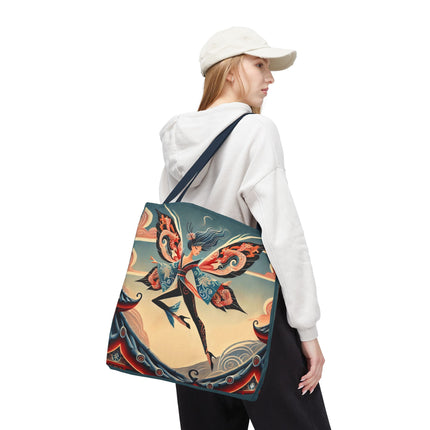 The Dragon Fairy of the Temple Tote Bag – Mythic Grace & Ancient Power