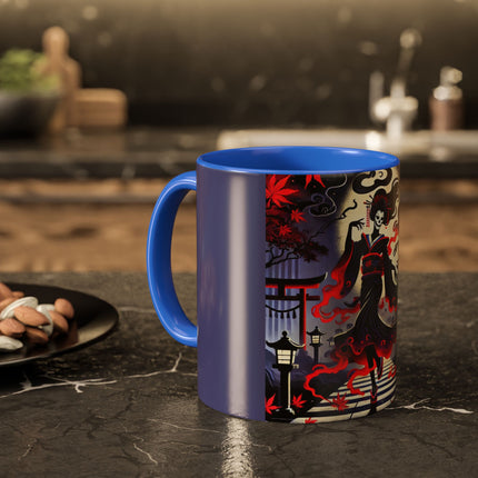 Halloween Sorceress Colorful Mugs (11oz, 15oz)