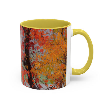 Autumn leaves by Edward Okuń Colorful Mugs (11oz, 15oz)