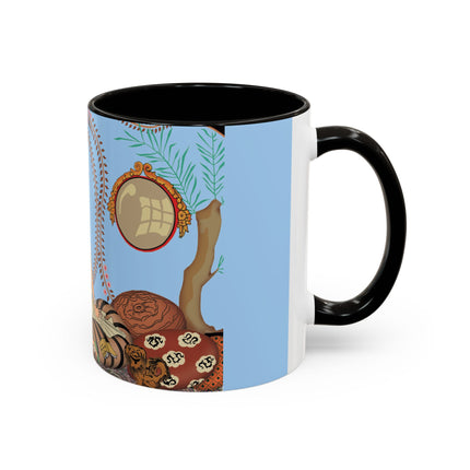 Minuit … ou l’appartement à la mode by George Barbier Colorful Mugs (11oz, 15oz)