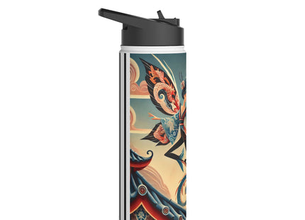 Dragon Fairy of the Temple Stainless Steel Water Bottle, Standard Lid