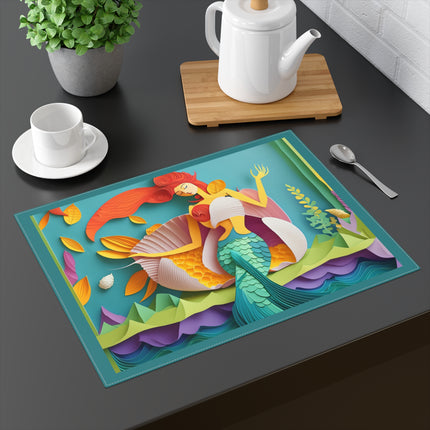 Charming Mermaid Placemat, 1pc